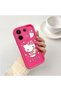 Xiaomi Redmi Note 13 Pro 5g Compatible Pink Red Silicone Case Shockproof Camera Protection - 2