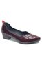 Pabril Genuine Leather Women's Heeled Shoes Women's Sitiletto Claret Red - 4