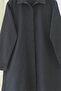 Oval Cut Long Shirt with Hidden Buttons - Black - 6