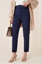Thick Belted Fabric Trousers -Laci - 2
