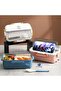 Portable 304 Stainless Steel Leak-Proof Lunch Box for Kids Students and Office Lunch Box 900ml - 4