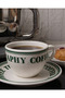 Therapy Written 4 Piece Porcelain Tea and Coffee Cup Set for 2 People - Green - 4