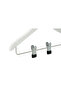 Wooden Ksçm 0-3 Years Old 26cm Latch Hanger White Color 4 Pieces - 4