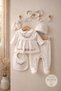 5-Piece Seasonal Cotton Floral Embroidered Newborn Baby Girl Hospital Discharge Set (Boxed) 0-3 Months - 3
