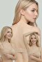 286 Skin Color 3-Piece Seamless Seamless Maternity and Nursing Bra