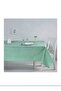 Piti Checkered Cotton Tablecloth Picnic Cloth Nostalgic Cloth 170*170 Light Green - 3