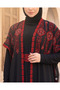 Double-Sided Palestinian Heritage Embroidery Royal Abaya C100045 - 3