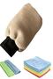 Drying Cloth Car Washing Glove (with Sponge and Lined) Diamond Pattern
