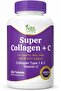 Super Collagen with Vitamin C, Collagen Peptides Types 1 & 3 for Hair,  250 Tablets