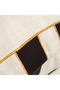 Ghuni Beige Cotton Filled Throw Pillow 50X50 cm - 7