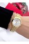 Steel Strap Calendar Minimal Case Women's Wristwatch 3 Atm 2 Years Warranty + Bracelet Gift - 5