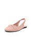 Amelie Powder Color Open Back Bowknot Ballerinas - 8