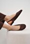 Tessa Brown Braided Women's Ballerinas - 6