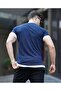 Basic Navy Blue Men's T-Shirt 4459 - 2
