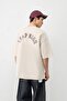 Washable Printed Oversize T-Shirt Stone - 5