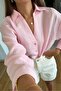 Women's Oversize Striped Shirt 4906 - 2