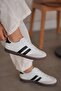 Women's White Casual Sneakers - 4