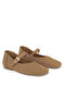 , Women's Genuine Leather Ballet Flats 1611062Z4037 Tobacco - 5
