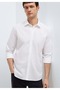 M0212011 Seal Logo Striped Shirt Regular Fit Men's Shirt White - 4