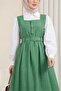 Double Suit with Buttoned Top Shirt - Green - 2