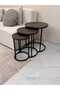 Modern style nesting table set - 2