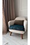 Pompom Patterned Chenille Sofa Cover 70X95 Decorative Soft Textured Stylish Living Room Cover