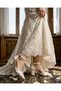 Stone Detailed Leather Evening Dress Shoes 5cm Thick Heel -Feli̇syabuti̇k - 2