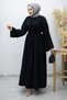 Double Tie Clip Dress Tsd260185 Black