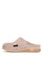 Elit 26Yrhmm-214S Women's Genuine Leather Orthopedic Flat Slippers Mink - 4