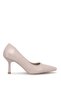 Elit Mst1184R Women's Classic Heeled Shoes Beige - 2