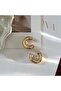 Gold Jade Earrings