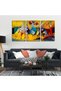 Abstract Modern Art Canvas Wall Painting Set of 3 Wrapped 30x40cm