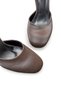 Women's High Heel Shoes Brown Round Toe New Season D4445 - 8