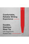 BP-1 RT-M-RD Medium Retractable Ball Pen, 0.7mm, Red, Pack of 2, 24Pcs - 6
