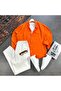 Men's Linen Textured Shirt and Pants Set 2-Piece