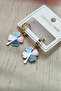 Clover Earrings with Evil Eye Beads - 316L Clover Model - 3