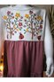 Girl's Summer Hat Dress Anti-Sweat Cotton Floral Ladybug Dried Rose - 5