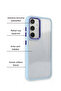 Samsung Galaxy A35 Case Transparent Hard Silicone Cover with Colored Edges and Camera Detail - 2