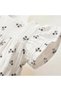 Cherry Patterned Bow Detailed 100% Cotton Muslin Baby Girl Jumpsuit White - 4