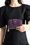 Nasbag Purple Women's Wallet with Card Holder and Coin Compartment - 3