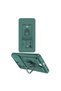 Xiaomi Redmi 13C Case Zuma Silicone with Ring and Business Card Holder - Green - 2