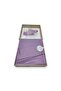Line Cotton Satin Double Duvet Cover Set - Plum - 2