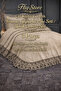 Idil French Laced Dowry Double King Size Pique Cover Set / Bedspread Set 3 Pieces - 5