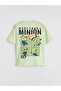 Crew Neck Minions Printed Boys' T-Shirt (S6) - 4