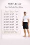 Men's Black Shorts Comfortable Fit with Pockets Casual Sports Shorts S-7Xl - 3