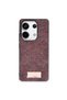Onegif Xiaomi Redmi Note 13 Pro 4g Bright Silvery Cover - Deep Purple