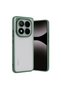 Xiaomi redmi note 14 pro plus case with razer lens silicone - green