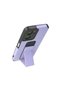 Vivo y16 case mega stand silicone - purple - 4
