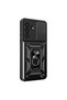 Samsung Galaxy A37 5g Pars Lens Ring Silicone Case - Black - 3