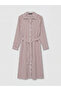 Original Belted Striped Shirt Dress - 5